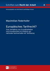 Imagen de portada: Europaeisches Tarifrecht? 1st edition 9783631644157