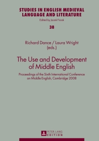 Omslagafbeelding: The Use and Development of Middle English 1st edition 9783631628751