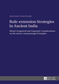 Omslagafbeelding: Rule-extension Strategies in Ancient India 1st edition 9783631628720