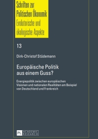 Cover image: Europaeische Politik aus einem Guss? 1st edition 9783631641293