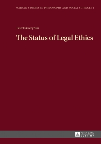 Immagine di copertina: The Status of Legal Ethics 1st edition 9783631641330