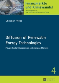 Imagen de portada: Diffusion of Renewable Energy Technologies 1st edition 9783631644447