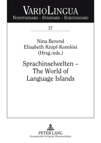 Imagen de portada: Sprachinselwelten – The World of Language Islands 1st edition 9783631546673
