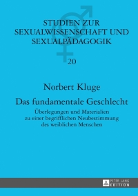 Imagen de portada: Das fundamentale Geschlecht 1st edition 9783631642832