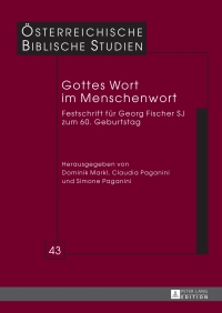 Imagen de portada: Gottes Wort im Menschenwort 1st edition 9783631642849