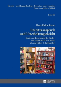 Cover image: Literaturanspruch und Unterhaltungsabsicht 1st edition 9783631644492