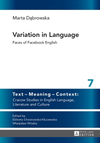 صورة الغلاف: Variation in Language 1st edition 9783631644652