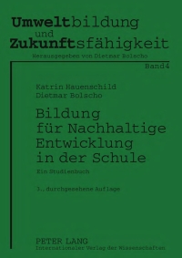 Cover image: Bildung fuer Nachhaltige Entwicklung in der Schule 3rd edition 9783631593523