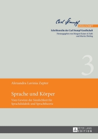 Imagen de portada: Sprache und Koerper.. 1st edition 9783631637333