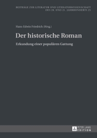 Imagen de portada: Der historische Roman 1st edition 9783631631591