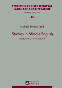 Imagen de portada: Studies in Middle English 1st edition 9783631644942