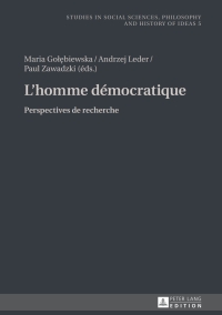 Cover image: L’homme démocratique 1st edition 9783631649992