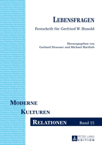 Immagine di copertina: Lebensfragen 1st edition 9783631634684