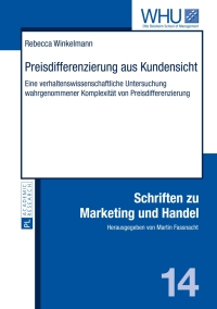 Cover image: Preisdifferenzierung aus Kundensicht 1st edition 9783631638286