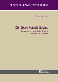 Titelbild: Die Erkennbarkeit Gottes 1st edition 9783631643822