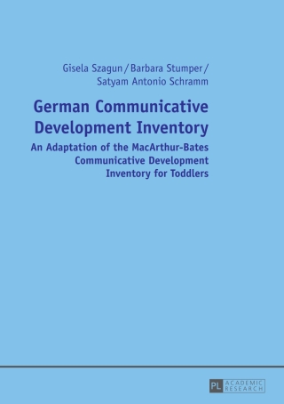 Cover image: German Communicative Development Inventory 1st edition 9783631647530