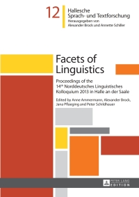 Imagen de portada: Facets of Linguistics 1st edition 9783631629079