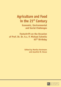 Cover image: Agriculture and Food in the 21 st  Century 1st edition 9783631647714