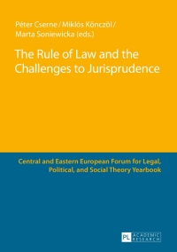 Imagen de portada: The Rule of Law and the Challenges to Jurisprudence 1st edition 9783631643815