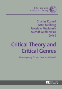 Imagen de portada: Critical Theory and Critical Genres 1st edition 9783631647936