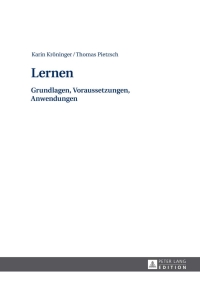 صورة الغلاف: Lernen 1st edition 9783631647981