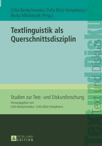 Imagen de portada: Textlinguistik als Querschnittsdisziplin 1st edition 9783631639108