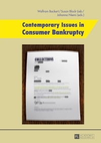 Cover image: Contemporary Issues in Consumer Bankruptcy 1st edition 9783631639177