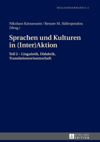 صورة الغلاف: Sprachen und Kulturen in Inter(Aktion) 1st edition 9783631648001