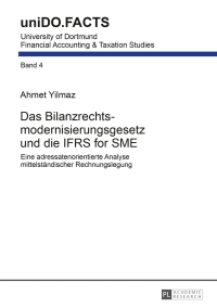 Omslagafbeelding: Das Bilanzrechtsmodernisierungsgesetz und die IFRS for SME 1st edition 9783631639580