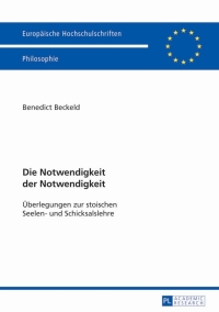 Cover image: Die Notwendigkeit der Notwendigkeit 1st edition 9783631629703