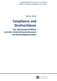 Immagine di copertina: Compliance und Strafverfahren 1st edition 9783631645482