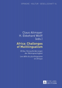 Imagen de portada: Africa: Challenges of Multilingualism 1st edition 9783631632314