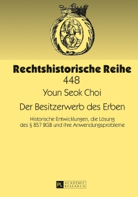 Cover image: Der Besitzerwerb des Erben 1st edition 9783631645628