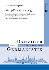 Imagen de portada: Prinzip Perspektivierung 1st edition 9783631645772