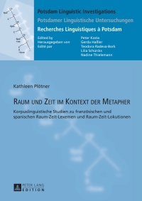 Cover image: Raum und Zeit im Kontext der Metapher 1st edition 9783631642450