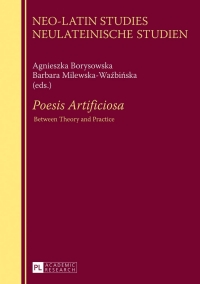 Omslagafbeelding: «Poesis Artificiosa» 1st edition 9783631643693