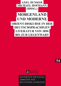 Cover image: Morgenland und Moderne 1st edition 9783631646038