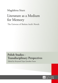 Cover image: Literature as a Medium for Memory 1st edition 9783631638927