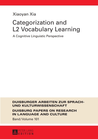 Cover image: Categorization and L2 Vocabulary Learning 1st edition 9783631650103