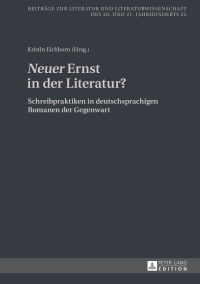 Cover image: «Neuer» Ernst in der Literatur? 1st edition 9783631648766