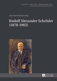 Cover image: Rudolf Alexander Schroeder (1878-1962) 1st edition 9783631648896