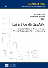 Imagen de portada: Lost and Found in «Translation» 1st edition 9783631649084