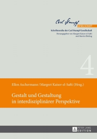 Cover image: Gestalt und Gestaltung in interdisziplinaerer Perspektive 1st edition 9783631646328