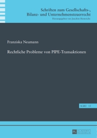 Imagen de portada: Rechtliche Probleme von PIPE-Transaktionen 1st edition 9783631649916
