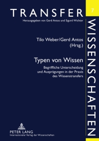 Titelbild: Typen von Wissen 1st edition 9783631571095