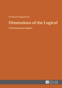 Cover image: Dimensions of the Logical 1st edition 9783631646823