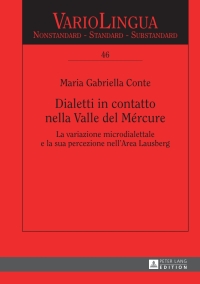 Omslagafbeelding: Dialetti in contatto nella Valle del Mércure 1st edition 9783631646922