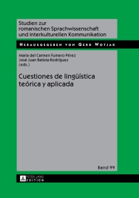 Imagen de portada: Cuestiones de lingueística teórica y aplicada 1st edition 9783631646892