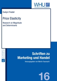 Cover image: Price Elasticity 1st edition 9783631647059