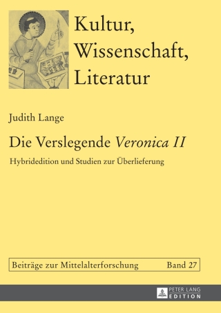 Titelbild: Die Verslegende «Veronica II» 1st edition 9783631652497